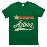 Vintage Astros Retro Style Limited Edition Star T-Shirt - Irish Green