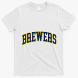 Vintage Brewers Retro Classic Sports Fan Gift T-Shirt - White