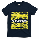Victim Crime Scene Do No Cross True Crime Costume T-Shirt - Navy