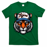 Vintage Detroit Name Graphic Design T-Shirt - Green