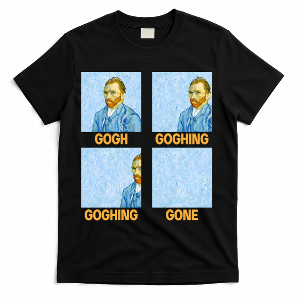 Van Gogh Goghing Gone T-Shirt - Black