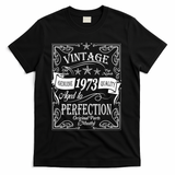 Vintage Genuine Quality 1973 Original Parts Mostly 50th Birthday T-Shirt - Black