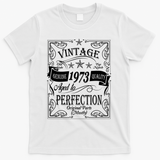 Vintage Genuine Quality 1973 Original Parts Mostly 50th Birthday T-Shirt - White