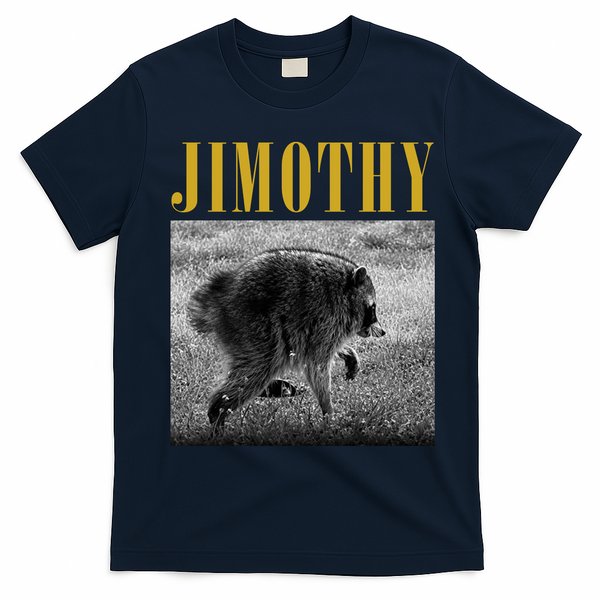 Vintage Jimothy Raccoon T-Shirt - Navy Blue