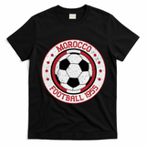 Vintage Morocco Football 1955 Soccer T-Shirt - Black
