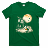 Vintage Opossum Halloween T-Shirt - Irish Green