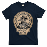 Vintage Plague Doctor T-Shirt - Navy