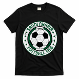 Vintage Saudi Arabia Football Crest 1956 Soccer T-Shirt - Black