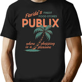 Vintage Publix Florida's Finest Food Stores Black T-Shirt - Black