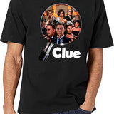Vintage Zoom Clue Movie Squad Classic Black T-Shirt - White