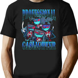 Vox Professional Gaslighter Hazbin Hotel Black T-Shirt - Black