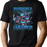 Vox Professional Gaslighter Hazbin Hotel Black T-Shirt - Green