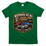 Woodward 2026 History Of The Avenue Front & Back T-Shirt - Irish Green