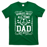 World's Best All Time #1 Dad T-Shirt - Irish Green