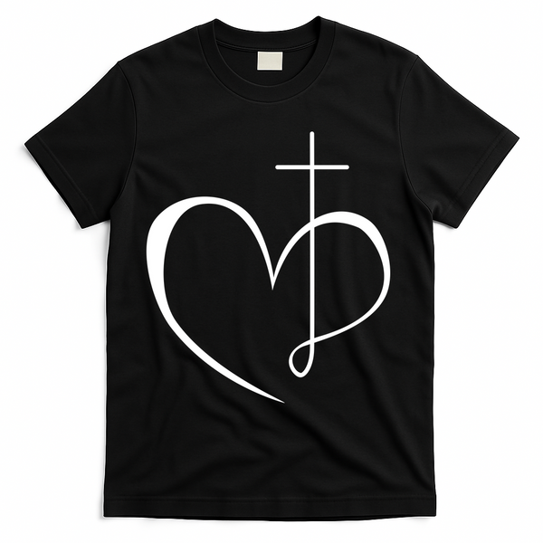 Walking By Faith Tripping Constantly Front And Back T-Shirt - Black