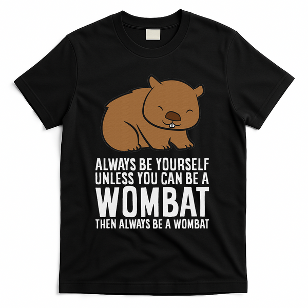 Wombat Costume Always Be Yourself Unless You Can Be A Wombat T-Shirt - Black