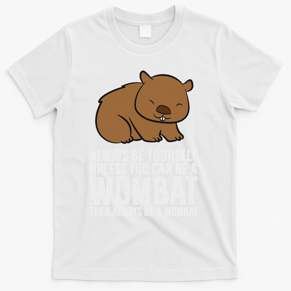 Wombat Costume Always Be Yourself Unless You Can Be A Wombat T-Shirt - White