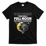 Werewolf Full Moon Werewolf T-Shirt - Black