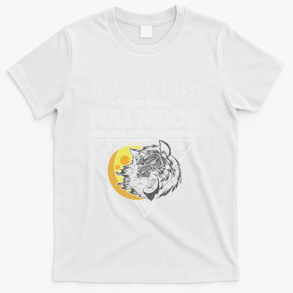 Werewolf Full Moon Werewolf T-Shirt - White