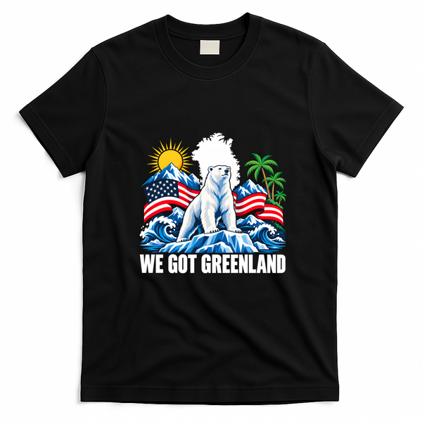 We Got Greenland USA T-Shirt - Black