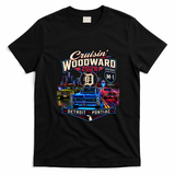 Cruisin' Woodward M1 2026 Detroit To Pontiac Neon T-Shirt - Black
