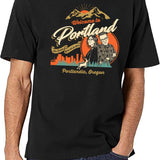 Welcome to Portlandia Black T-Shirt - White