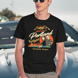 Welcome to Portlandia Black T-Shirt - Navy
