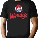 Wendy Fast Food Restaurant Logo Essential Black T-Shirt - Black