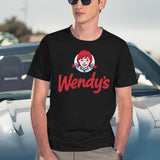 Wendy Fast Food Restaurant Logo Essential Black T-Shirt - Navy