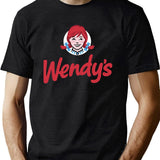 Wendy Fast Food Restaurant Logo Essential Black T-Shirt - Green