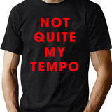 Whiplash Black T-Shirt - NOT QUITE MY TEMPO Black T-Shirt - Green