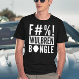 Wulbren Bongle Black T-Shirt - Navy