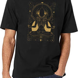 Xenomorph Meditating Tarot Card Design Premium Black T-Shirt - White