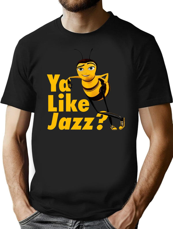 Ya Like Jazz Bee Movie Black T-Shirt - Black