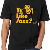 Ya Like Jazz Bee Movie Black T-Shirt - White