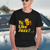 Ya Like Jazz Bee Movie Black T-Shirt - Navy