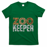 Zookeeper Costume Halloween Wildlife Zoo Keeper Gift T-Shirt - Green