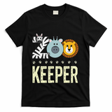 Zookeeper Costume Zoo Animal Safari Zoo Keeper T-Shirt - Black
