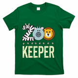Zookeeper Costume Zoo Animal Safari Zoo Keeper T-Shirt - Green