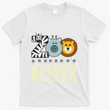 Zookeeper Costume Zoo Animal Safari Zoo Keeper T-Shirt - White