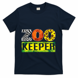 Zoo Keeper Costume Adult Halloween Party Safari Zookeeper T-Shirt - Navy