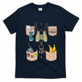 Zoo Keeper Costume Funny Halloween Zookeeper T-Shirt - Navy Blue