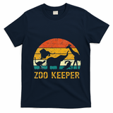 Zoo Keeper Funny Halloween Costume T-Shirt - Navy Blue