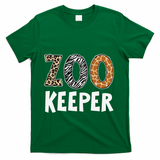 Zookeeper Zoo Keeper Costume Adult Animals Wildlife Safari Gift T-Shirt - Green