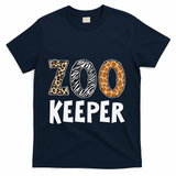 Zookeeper Zoo Keeper Costume Adult Animals Wildlife Safari Gift T-Shirt - Navy