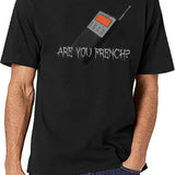 are You French Insym Phasmophobia Funny Black T-Shirt - White
